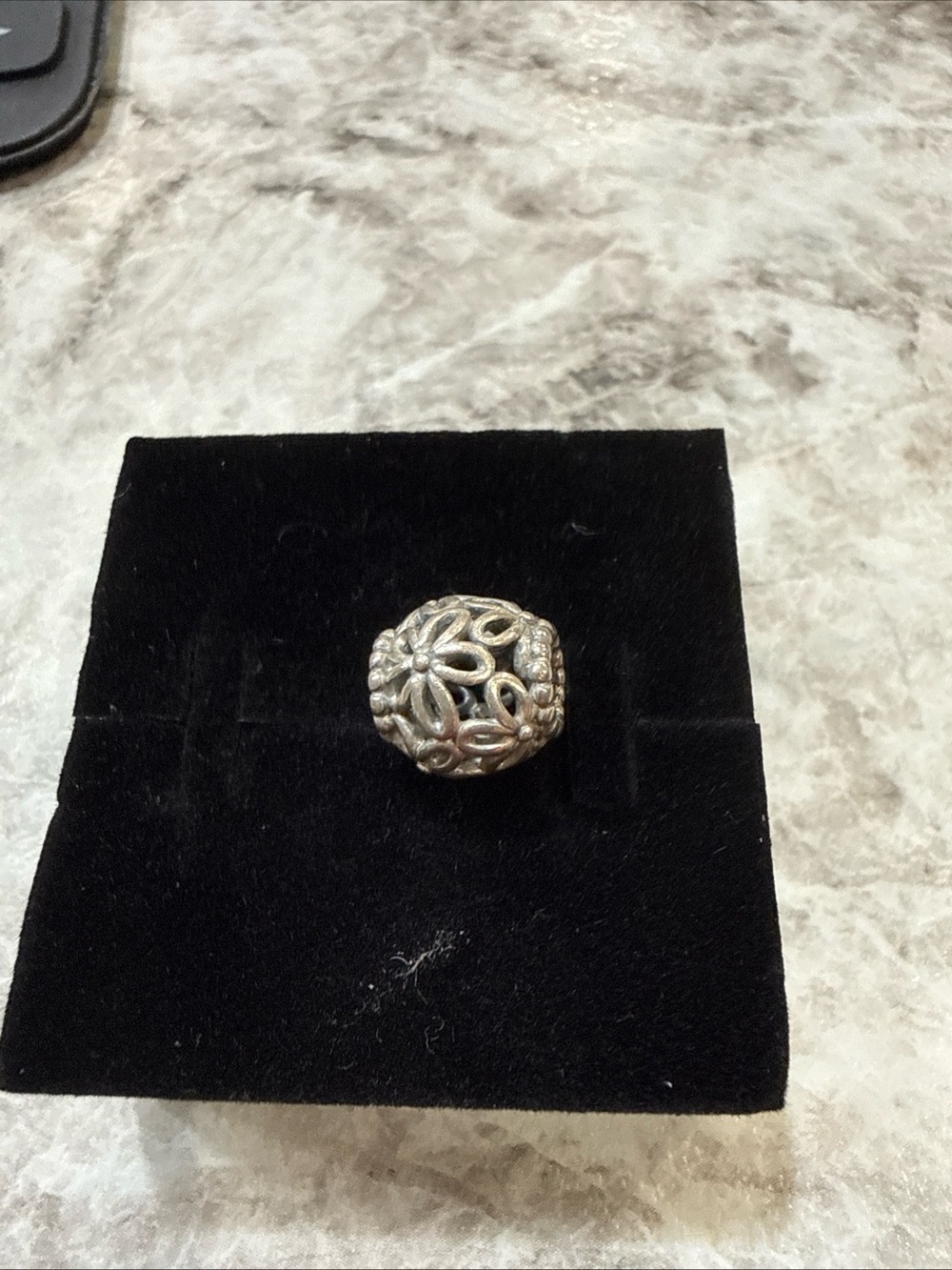 Authentic Pandora Wildflower Walk Charm Sterling Silver 790890 Excellent Cond
